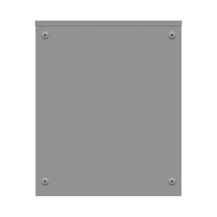 Milbank 303612-SC3R 36x12x30 Screw Cover Type 3R UL Listed Steel Knockouts ANSI 61 Gray Quad D Knockout For Lock Emboss Mounting Holes In Back