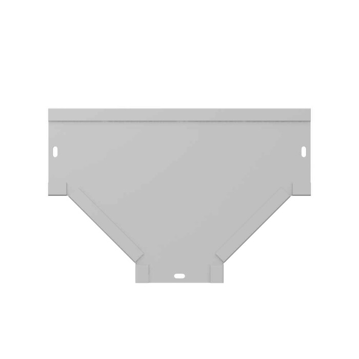 Milbank 44GFT 8.375x4X12.25 Wireway Tee For Hinged Wireways ANSI 61 Gray Steel