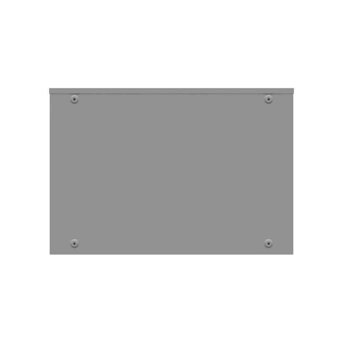 Milbank 443010-CT3R 44X10x30 Hinge Cover Type 3R Steel No Knockouts ANSI 61 Gray Double Doors Padlocking 3 Point Handle Back Panel Weld Studs Drip Shield No Center Post