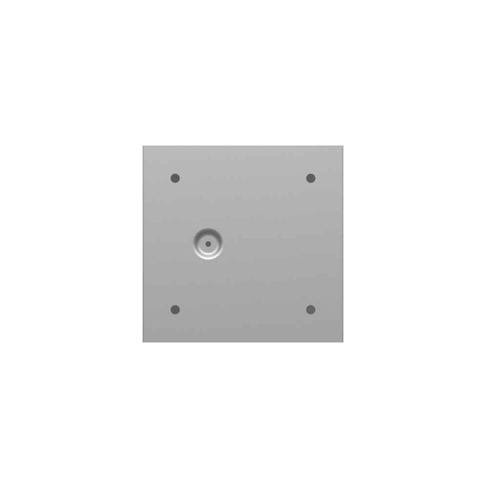 Milbank 666-SC1-NK-NP 6x6x6 Screw Cover Type 1 UL Listed Steel No Knockouts No Paint Cover With Teardrop Slots Mounting Holes In Back