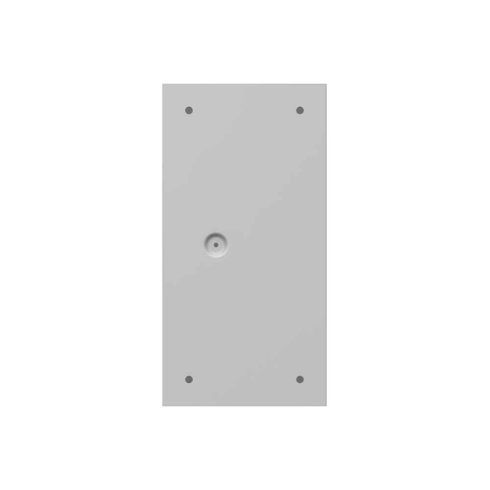 Milbank 6126-SC1-NK 12x6x6 Screw Cover Type 1 UL Listed Steel No Knockouts ANSI 61 Gray Cover With Teardrop Slots Mounting Holes In Back