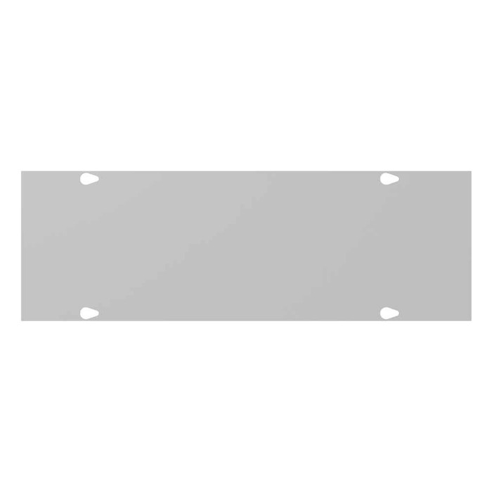 Milbank 6X18GSC1 Wireway Cover Non UL Listed 6x18 Screw Cover ANSI 61 Gray Steel