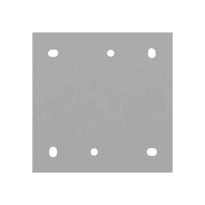 Milbank A-6P6R Back Panel Non UL Listed 6x6 Telephone Cabinet White Steel
