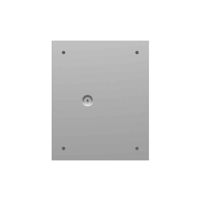 Milbank 8106-SC1-NP 10x6x8 Screw Cover Type 1 UL Listed Steel Knockouts No Paint Cover With Teardrop Slots Mounting Holes In Back