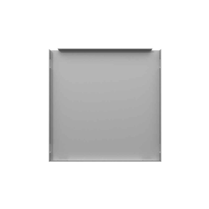Milbank 88GEU-NK-NP Wireway Universal End Type 1 8x8 Screw Cover No Paint Steel No Knockouts