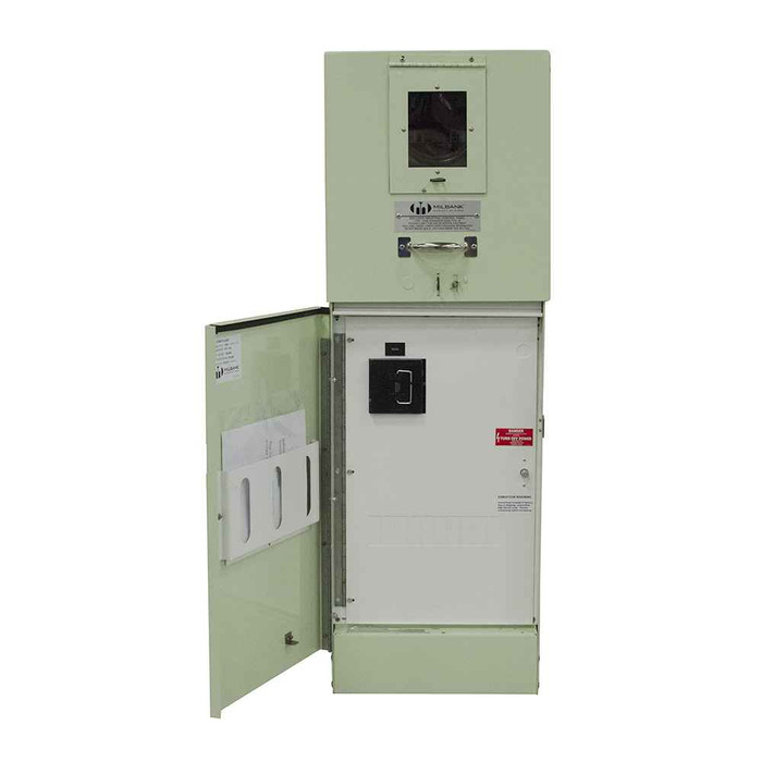 Milbank CP3B1213JA50 Ring Type 200 Amperes 240 Volt 4 Terminal T-fuse 50k Mint Green