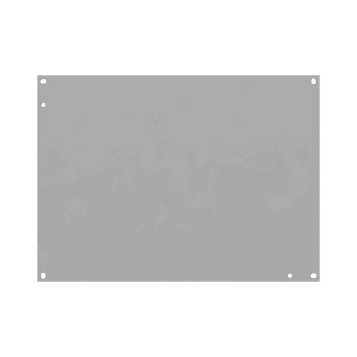 Milbank A-1612SBP Back Panel Non UL Listed 16x12 Small Hinge Cover White Steel