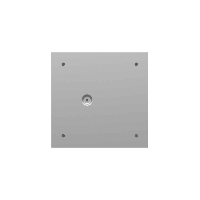Milbank 886-SC1-NK-NP 8x6x8 Screw Cover Type 1 UL Listed Steel No Knockouts No Paint Cover With Teardrop Slots Mounting Holes In Back