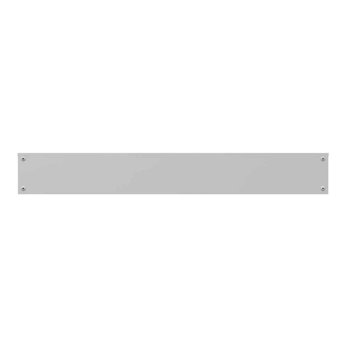Milbank 8860-GSC3R-NK 8x60x8 Screw Cover Wireway Type 3R UL Listed Steel No Knockouts ANSI 61 Gray Quad D Knockout For Lock
