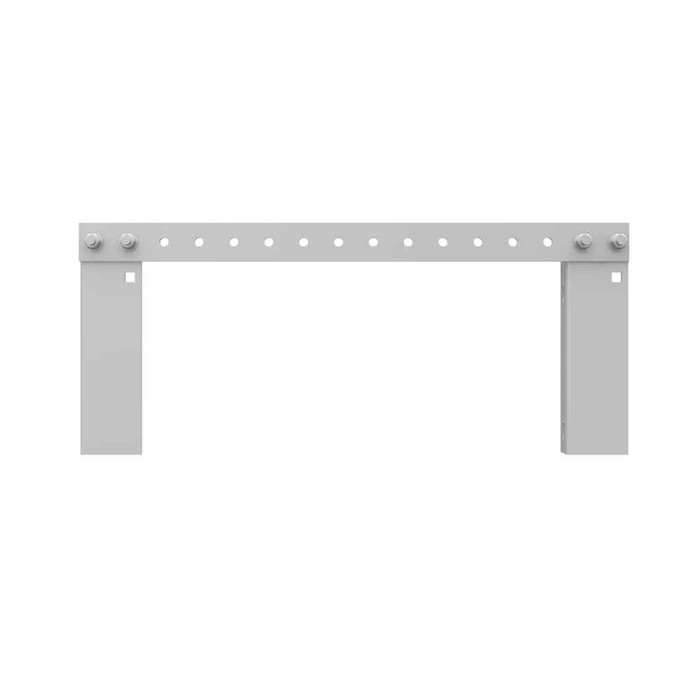 Milbank 66GH Wireway Hanger Non UL Listed 6x6 Wireway ANSI 61 Gray Steel