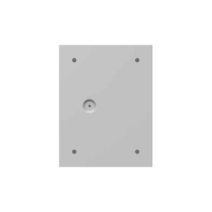 Milbank 684-HC1-NK 8x4X6 Hinge Cover Type 1 UL Listed Steel No Knockouts ANSI 61 Gray Flush Pull Ring Formed Hinges Mounting Holes In Back