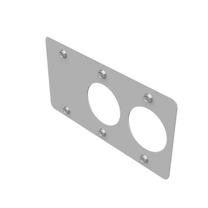 Milbank K5920-58 Receptacle Face Plate Millennium Blank 1450 TT30