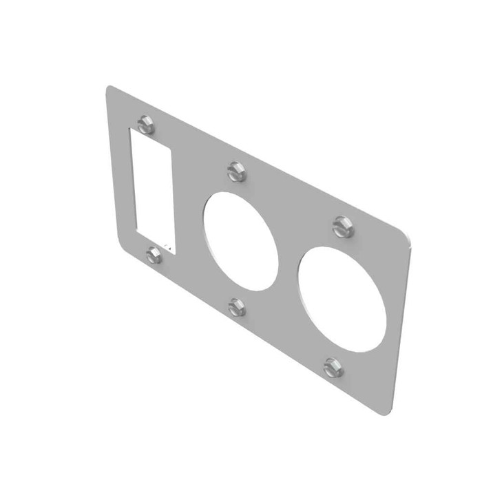 Milbank K5920-75 Receptacle Face Plate Millennium 520 TT30 1450