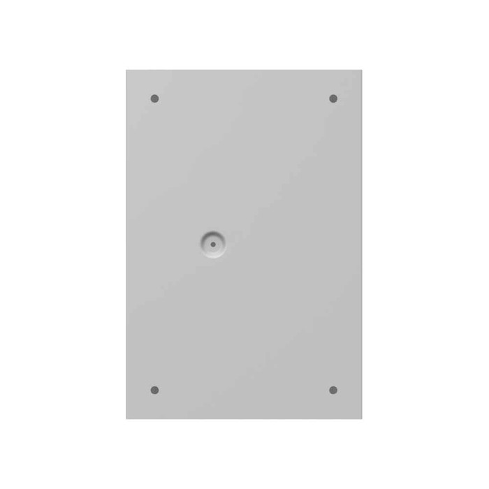 Milbank 8124-SC1-NK 12x4X8 Screw Cover Type 1 UL Listed Steel No Knockouts ANSI 61 Gray Cover With Teardrop Slots Mounting Holes In Back
