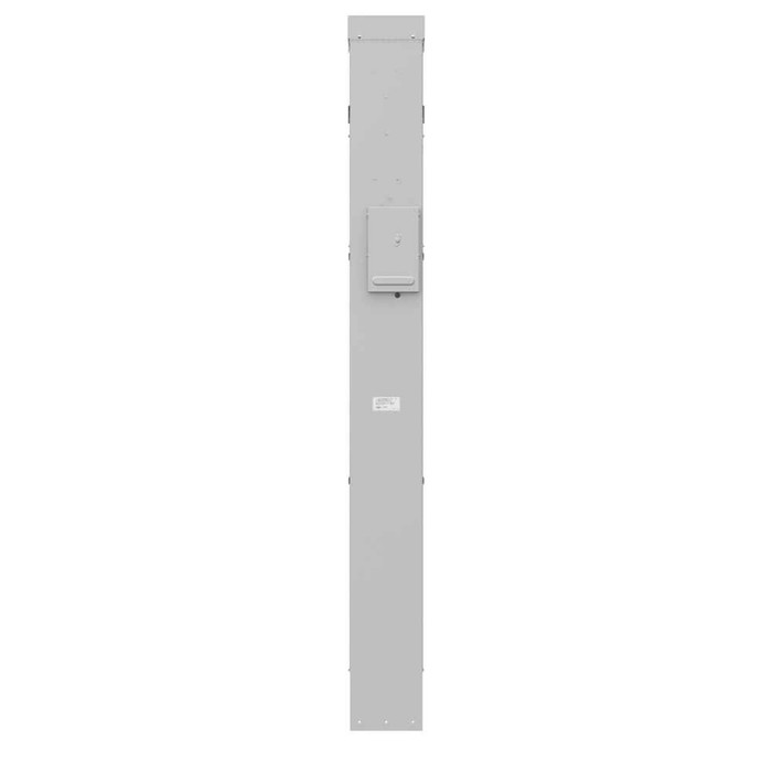 Milbank MPAP-BLANK-78-R 4 Terminal Ringless Plain Top 1 Main Breaker Provision Single Pedestal Direct Bury