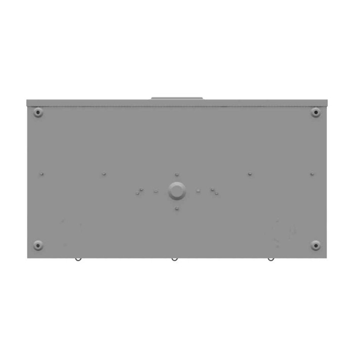 Milbank U1232-X-5T-K1 5 Terminal Ringless Large Closing Plate 2 Position Double Connector 6-350kcmil