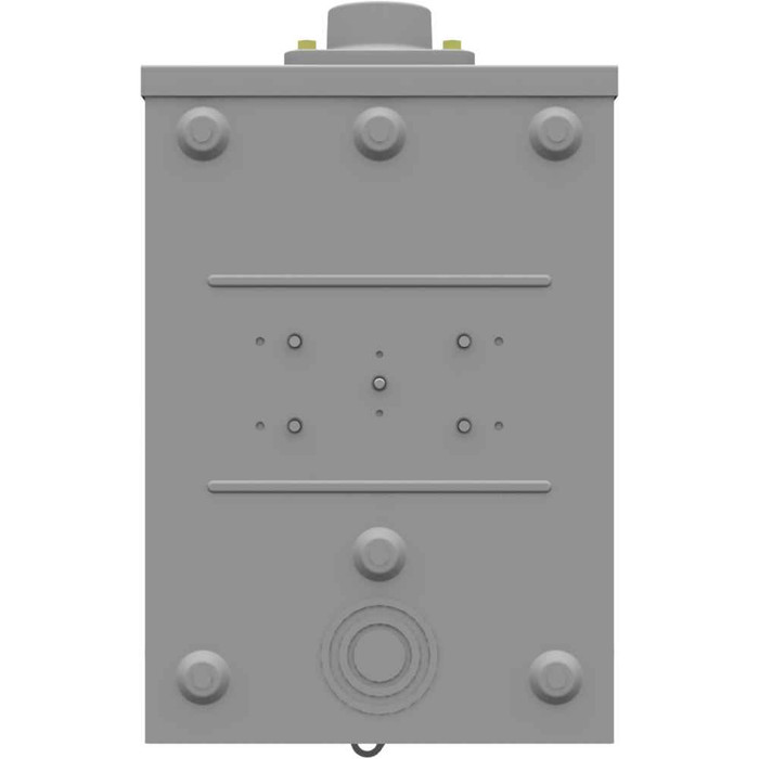 Milbank U1770-YL-TG-KK-BLG 5 Terminal Ringless 1.25 In Hub Triplex Ground Horn Bypass 7-8 In Barrel Lock Ground With Bracket Provision