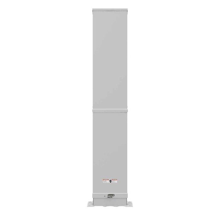 Milbank U5242-O-100S 4 Terminal Ring Type Plain Top 1-100 Ampere Main Breaker Single Pedestal Pad Mount