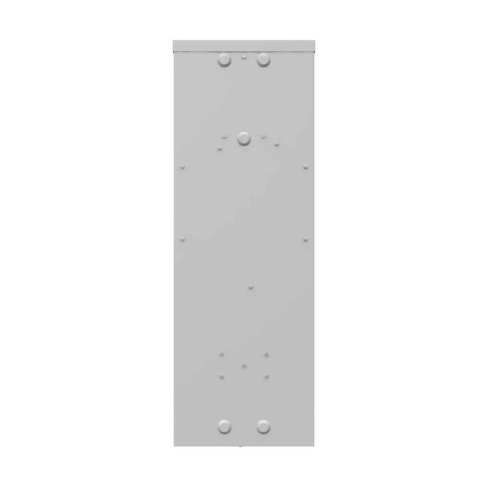 Milbank U4908-O-100MB-KK-11GR 4 Terminal Ringless Plain Top Horn Bypass 1-100 Ampere Main Breaker 520GR 520GR Surface Mount