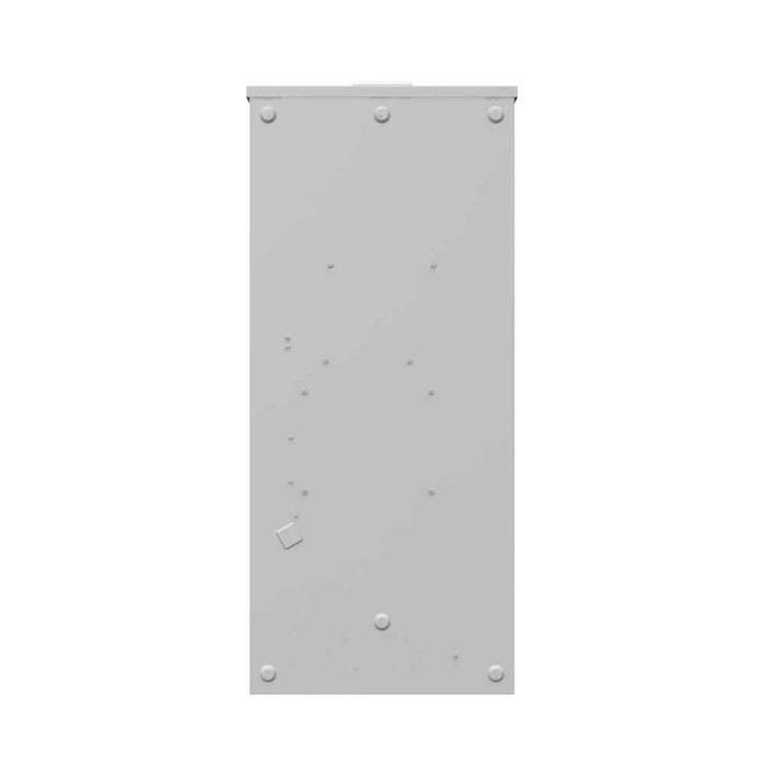 Milbank U5168-XL-200-BL-NE 4 Terminal Ringless Small Closing Plate Horn Bypass 1-200 Ampere Main Breaker 8 Circuit Loadcenter 9-16 In Barrel Lock With Bracket Provision