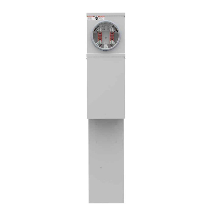 Milbank U5330-O 4 Terminal Ring Type Plain Top Double Pedestal Pad Mount