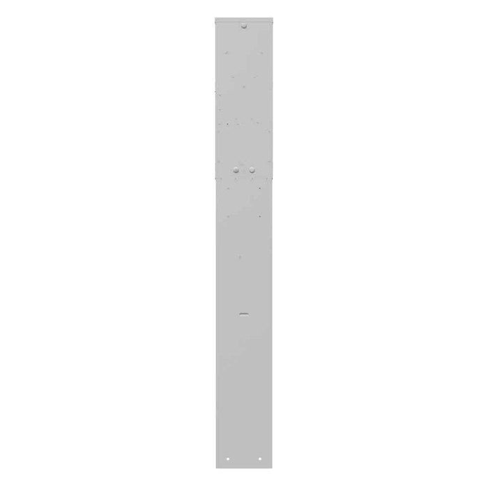 Milbank U5300-O-11GR 4 Terminal Ring Type Plain Top 520GR 520GR Single Pedestal Direct Bury