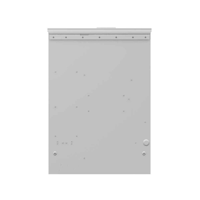 Milbank U5890-X-2/200-HSP 4 Terminal Ringless Large Closing Plate 2-200 Ampere Main Breaker Stainless Steel Hasp