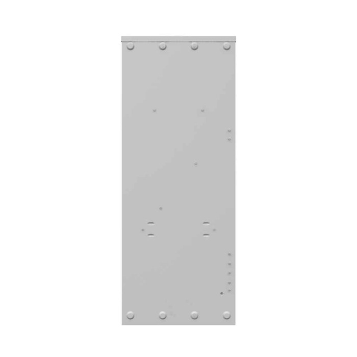 Milbank U9647N-RL-200 4 Terminal Ringless Small Hub Open 1-200 Ampere Main Breaker Triple Tap