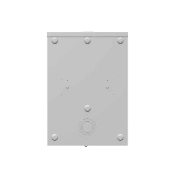 Milbank UAP7040-RL-TG-HSP 4 Terminal Ringless Small Hub Open Triplex Ground Stainless Steel Hasp Aluminum Painted