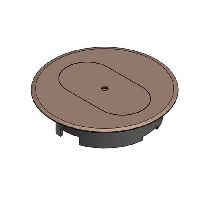 Carlon E97DSCLR RND FLR-BX CVR DIA5.69 NMT CARAMEL