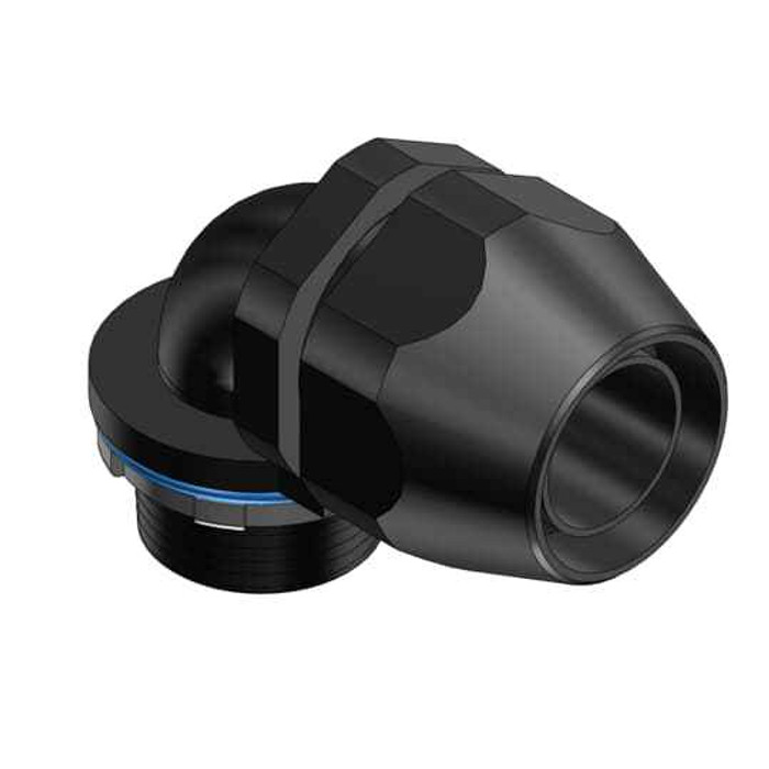 Carlon LT9100 1 IN BLK 90 DEGREE LIQUIDTIGHT FTG