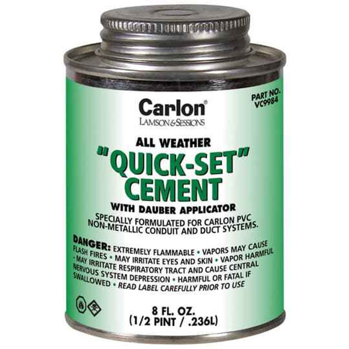 Carlon VC9983 QUICK SET CEMENT - PINT 31351