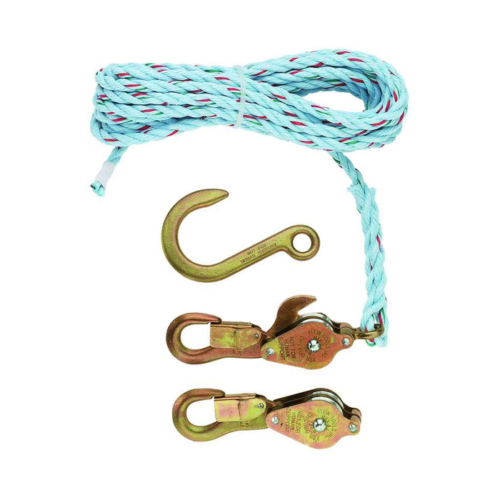 Klein Tools 1802-30 Block and Tackle with Anchor Hook Cat. No. 258