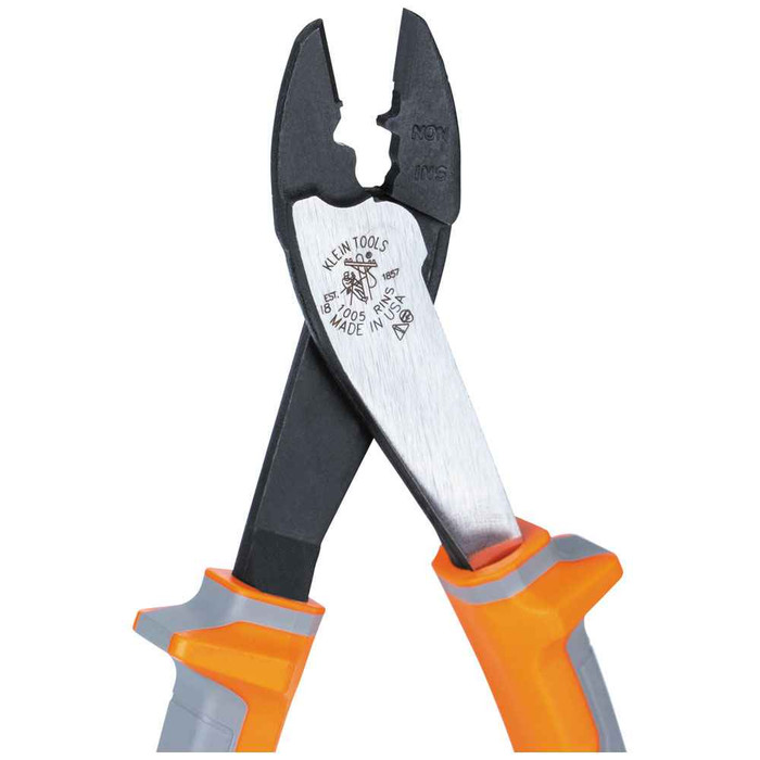 Klein Tools 1005RINS Crimping and Cutting Tool for Connectors, Insulated