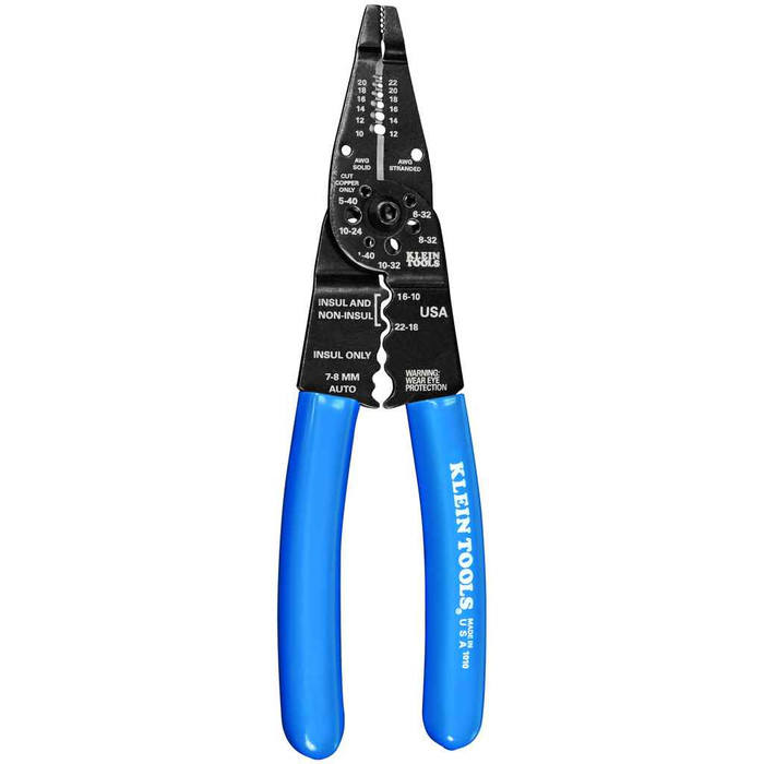 Klein Tools 1010 Long Nose Multi Tool Wire Stripper, Wire Cutters, Crimping Tool