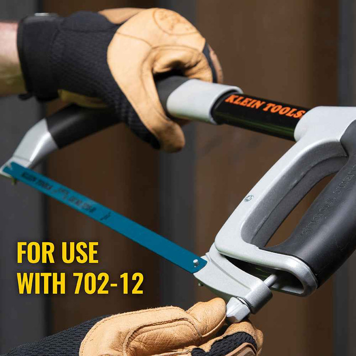 Klein Tools 1224BI-P Bi-Metal Blades, 24 TPI, 12-Inch, 10-Pack