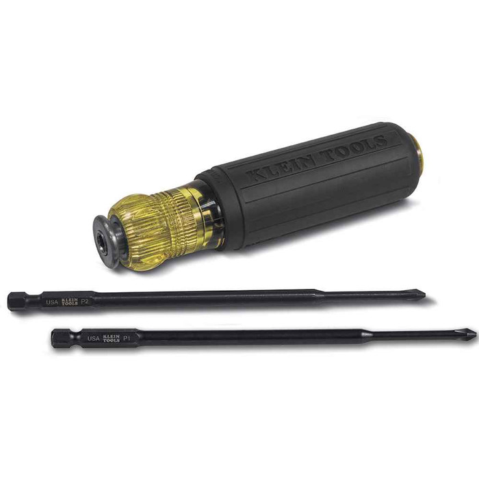 Klein Tools 32703 Switch Drive Handle with #1, #2 Phillips