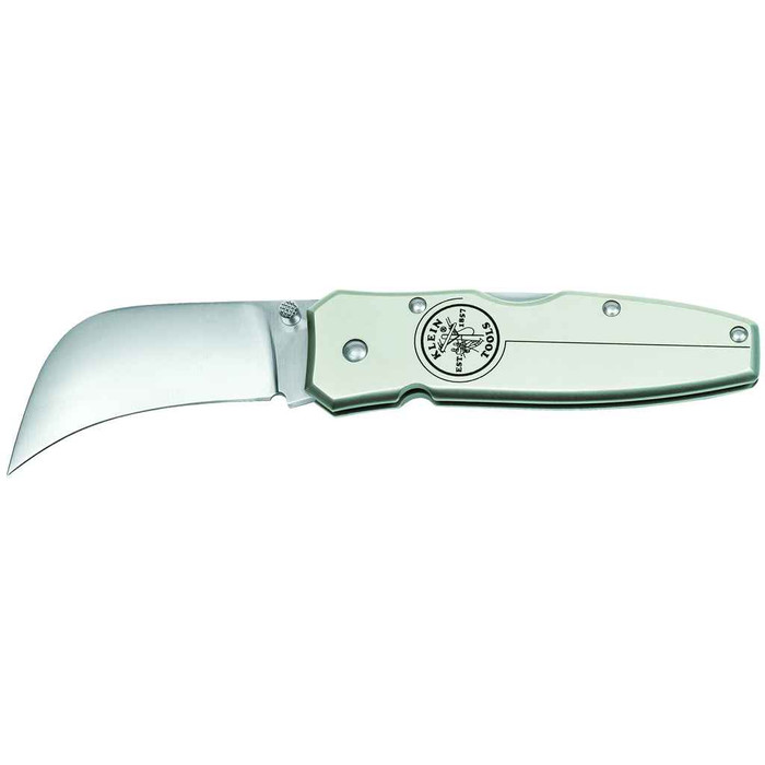 Klein Tools 44006 Lockback Knife 2-5/8-Inch Hawkbill Blade, Aluminum Handle