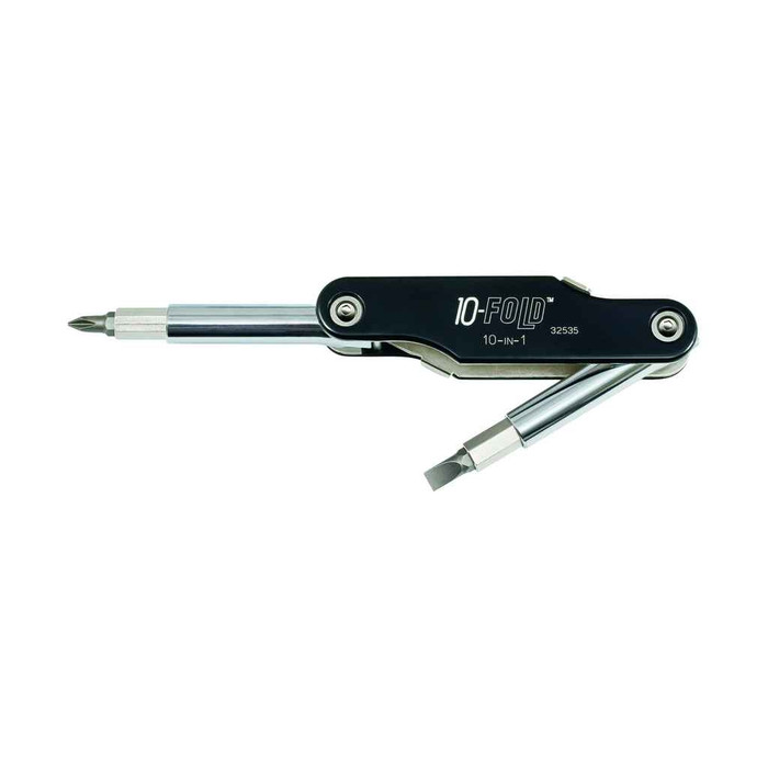 Klein Tools 32535 10-in-1 10 Fold Screwdriver / Nut Driver