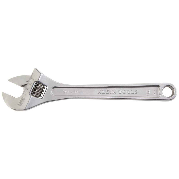 Klein Tools 507-12 Adjustable Wrench, Extra Capacity, 12-Inch