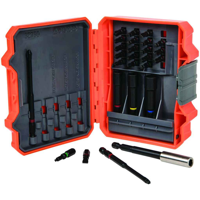 Klein Tools 32799 Pro Impact Power Bit Set, 26-Piece