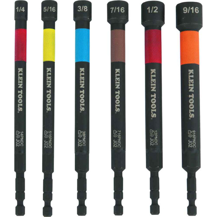 Klein Tools 516PNDC 5/16-Inch Magnetic Color-Coded Power Nut Setter