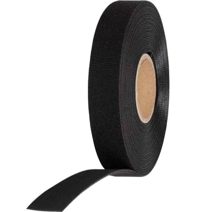 Klein Tools 450-950 Hook and Loop Tape, 3/4-Inch, 25-Foot, Black, Custom Length Cable Ties