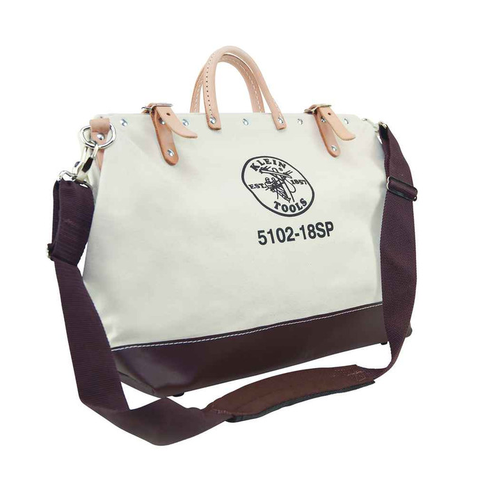 Klein Tools 5102-18SP Deluxe Tool Bag, Canvas, 13 Pockets, 18-Inch