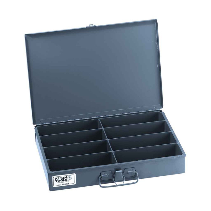 Klein Tools 54436 Mid-Size 8-Compartment Storage Box