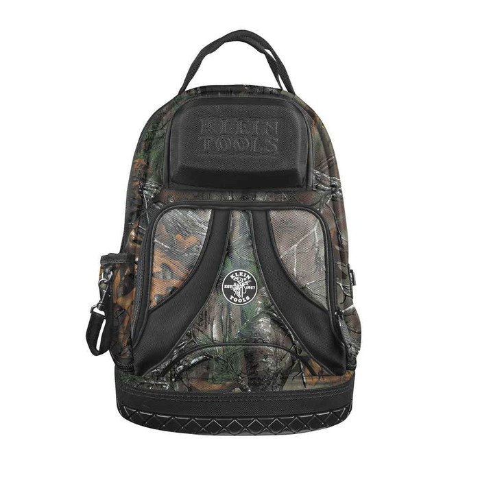 Klein Tools 55421BP14CAMO Tradesman Pro™ Tool Bag Backpack, 39 Pockets, Camo, 14-Inch