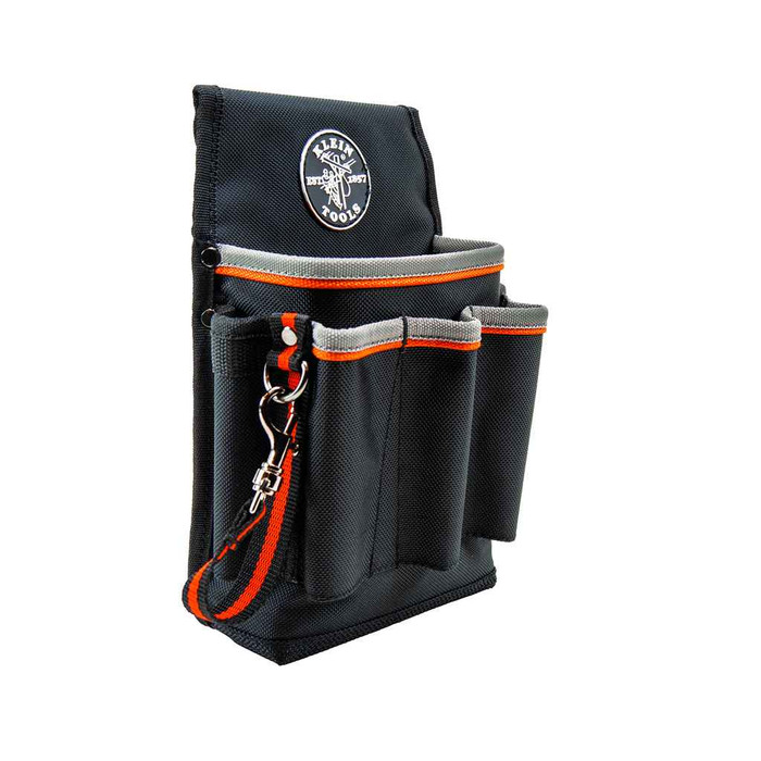 Klein Tools 5241 Tradesman Pro™ Tool Pouch, 6 Pockets, 10.25 x 6.75 x 10.25-Inch