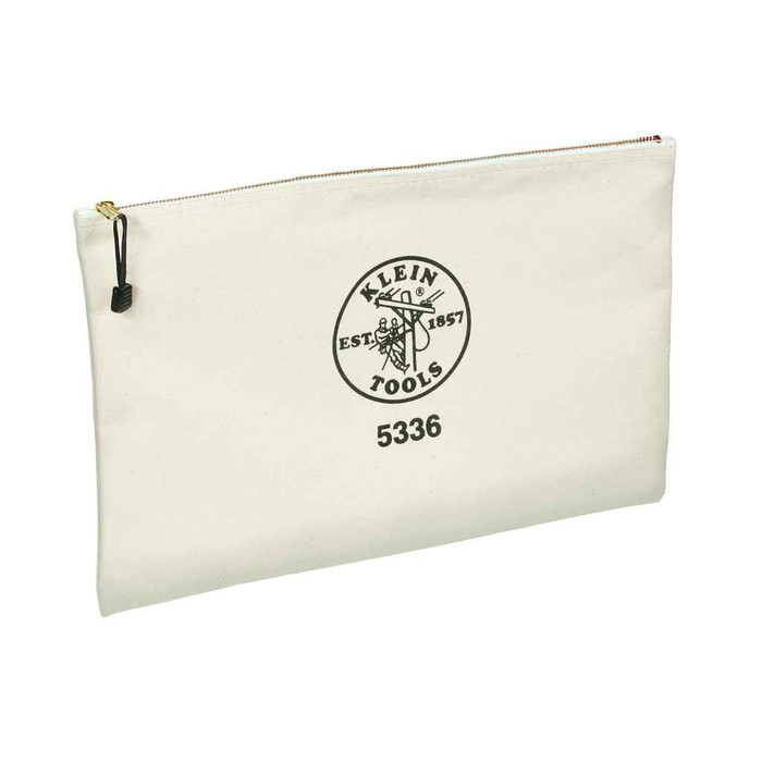 Klein Tools 5336 Zipper Bag, Contractor's Portfolio, Canvas