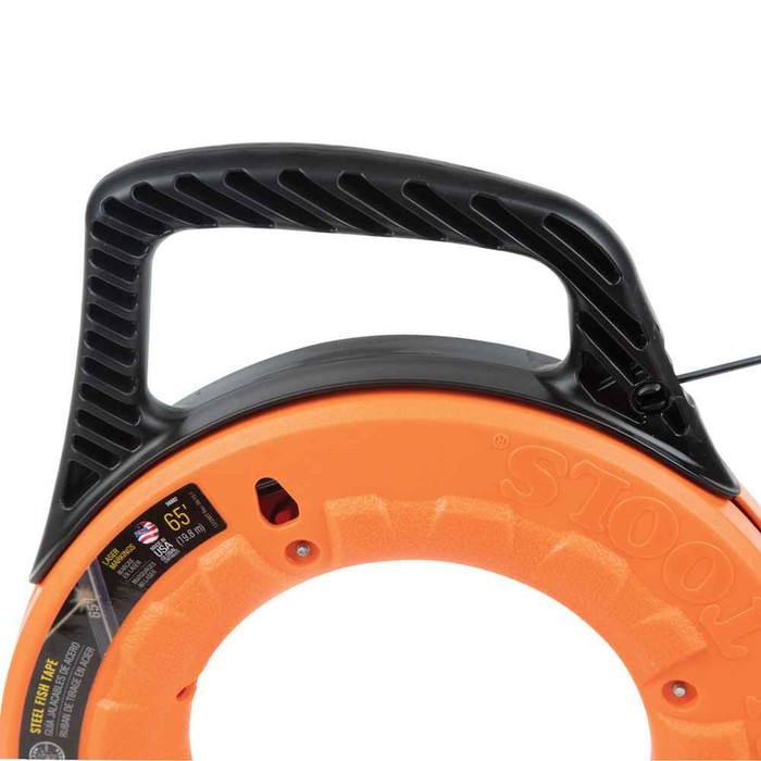 Klein Tools 56002 1/8-Inch Wide Steel Fish Tape 65-Foot