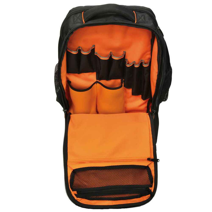 Klein Tools 55439BPTB Tradesman Pro™ Backpack / Tool Bag, 25 Pockets, 3-Inch Laptop Pocket